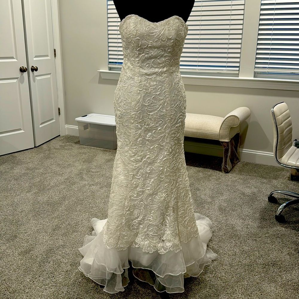 Wedding dress from David Bridal (Galina Signature)